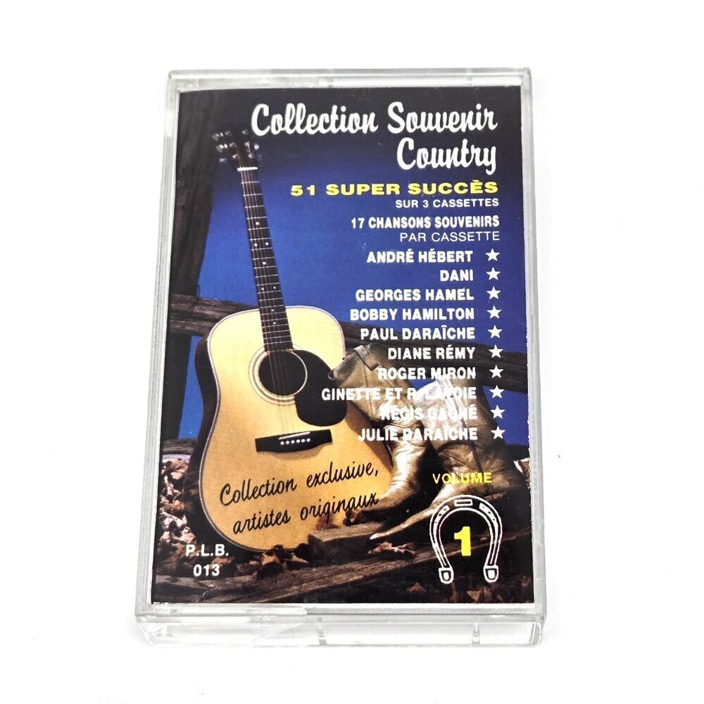 Collection Souvenir Country Volume 1 Vintage Cassette Tape French